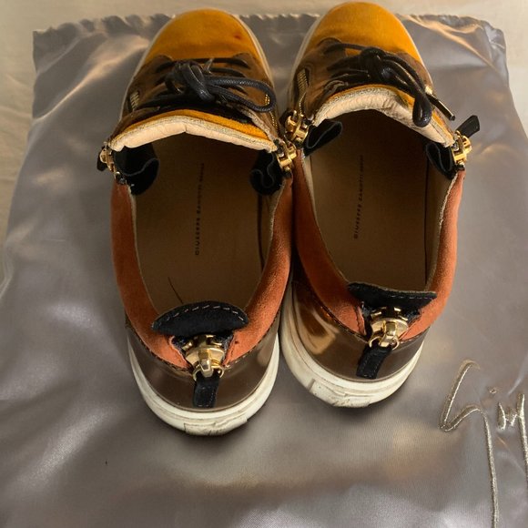 Giuseppe Zanotti Gold Sneakers - Picture 4 of 5